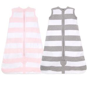 2 Burt's Bees Baby Wearable Blanket - Organic Cotton Sleep Sacks